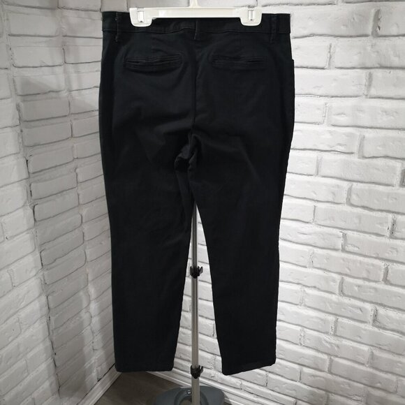 Lee Petite Ladies Size 8S Relaxed Fit Mid Rise Straight Leg Black Jeans - Picture 2 of 12